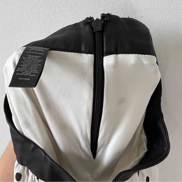 Express silky polka dot midi skirt size 00 - Picture 6 of 7